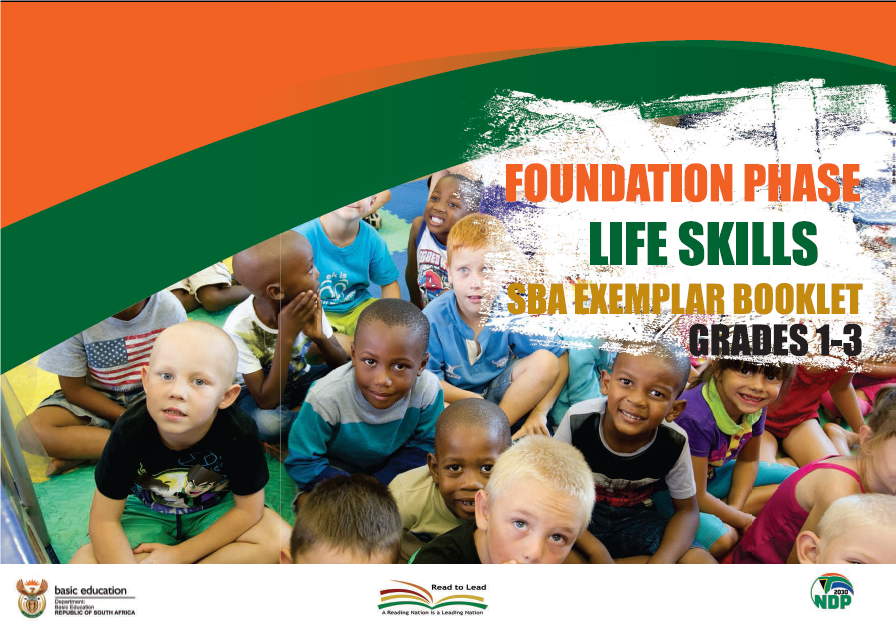 Foundation Phase Life Skills SBA exemplar booklet Grade 1 to 3 WCED